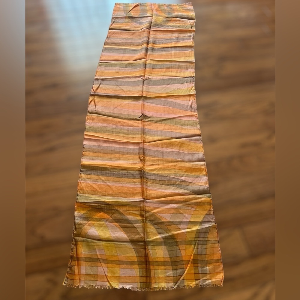 Hand Painted Silk Scarves Set of 3 - Picture 3 of 8